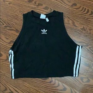 Like new Adidas Originals 3 stripe crop tank